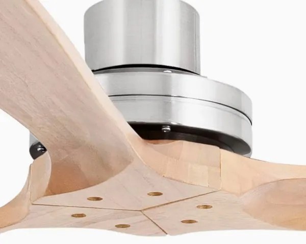 FARO 33504DC - Mennyezeti ventilátor LANTAU XL fa/króm átm. 168 cm + távirányító