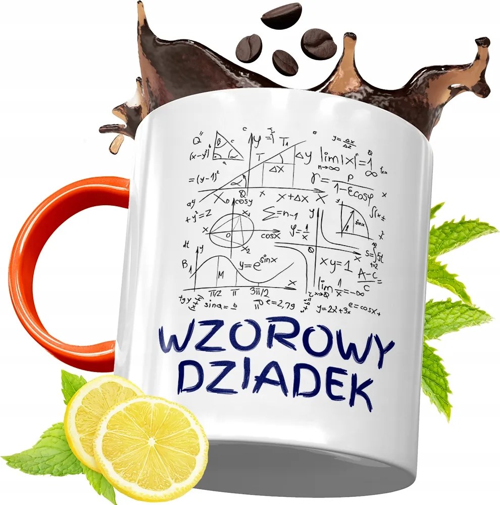 Narancssárga Bögre Nagypapának Ajándék fényképes nyomtatással