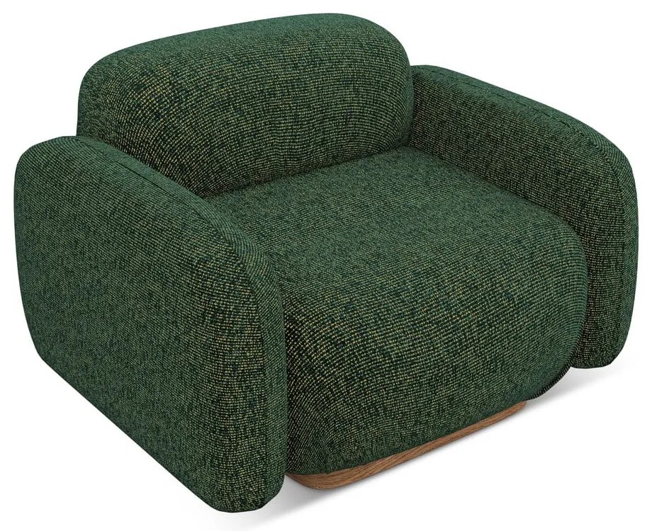 Sötétzöld fotel Ailani – Makamii