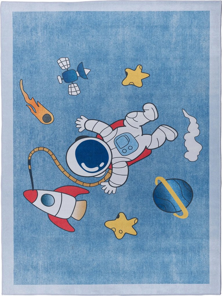 Gyerekszőnyeg Kozmosz Ütők Gyerekeknek 100x150CM Kék