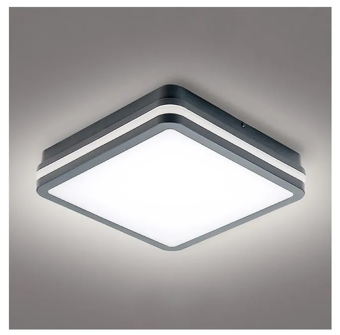 Brilagi - LED kültéri lámpatest érzékelővel BENE LED/24W/230V 26x26 cm IP54