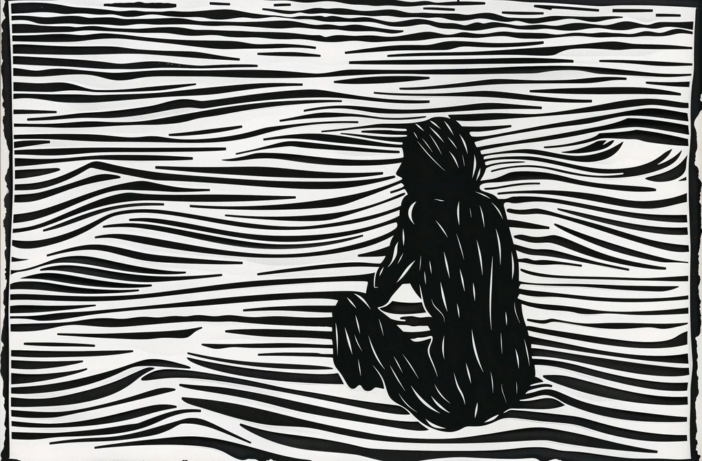 Poszter 86,4x56,8cm Összetett Fluid vonalak