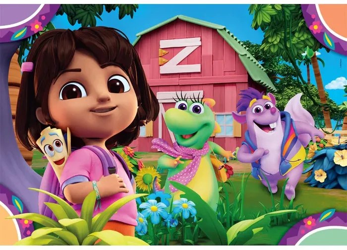 Dóra, a felfedező Garden 2x20 db-os puzzle Clementoni