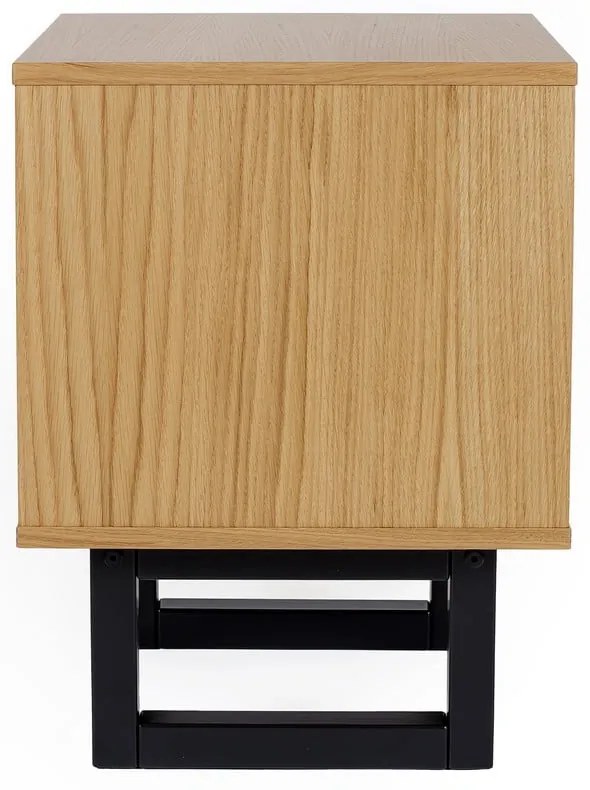 Camden Diamond Print éjjeliszekrény tölgyfa dekorral - Woodman