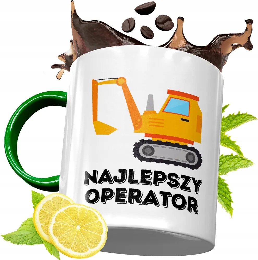 Zöld Bögre Építőknek Születésnapra Ajándék fényképes nyomtatással