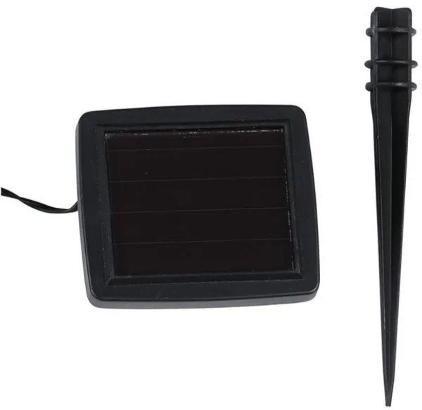 LED Napelemes lánc 10xLED/1W/1,2V 1xAA 2 m IP44 3000K 300 mAh