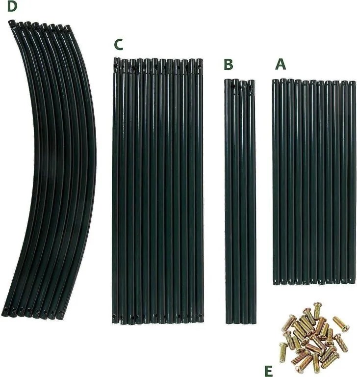 Kerti boltív kúszónövényhez 2 db 240 cm