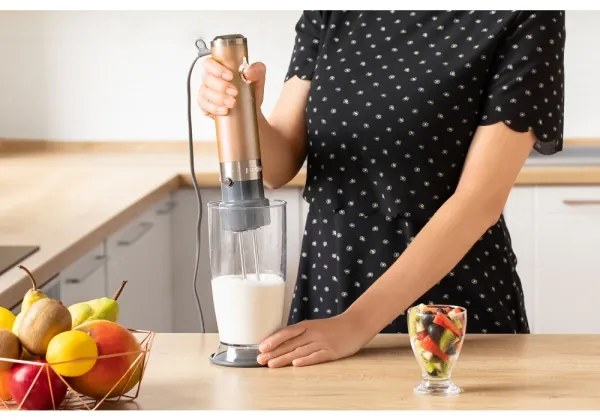 Sencor - Botmixer 4in1 1200W/230V rozsdamentes acél/réz