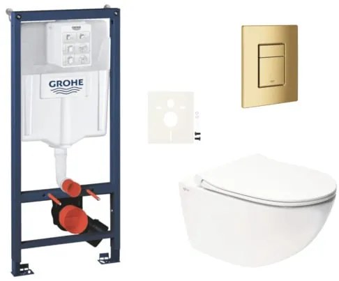 Fali WC szett SAT Infinitio előtétfalas szereléshez SIKOGRSIN11SCGL0