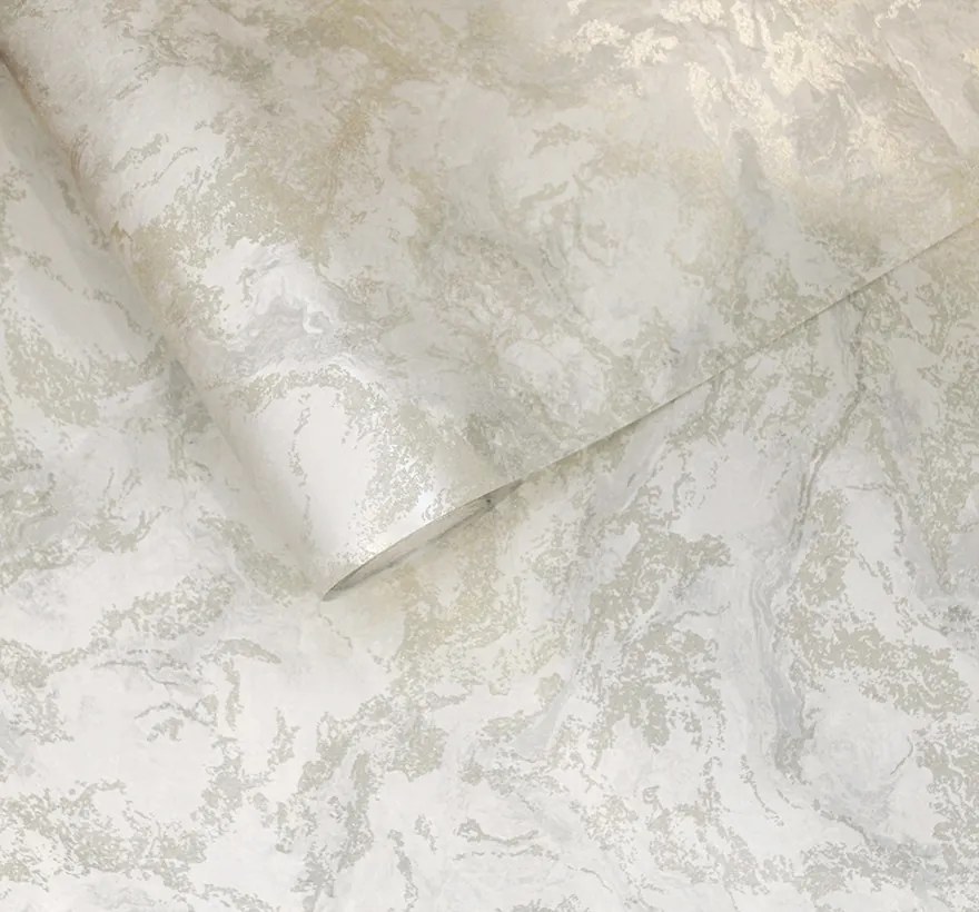 Holden Decor Essence Calacatta Marble Bead pezsgő márvány mintás fémhatású vlies tapéta – 99370