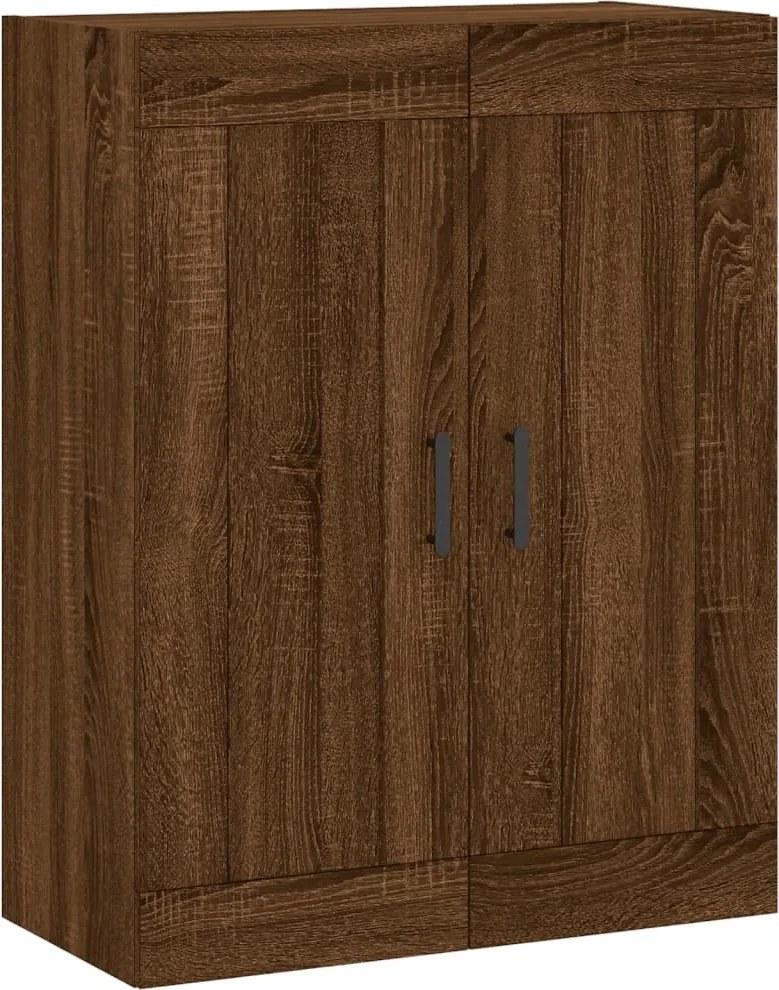 vidaXL barna tölgy szerelt fa fali szekrény 69,5 x 34 x 90 cm