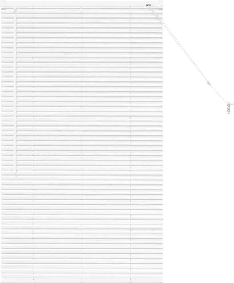 vidaXL Zsalugáter Redőnyök Fehér 130 x 75 cm Alumínium