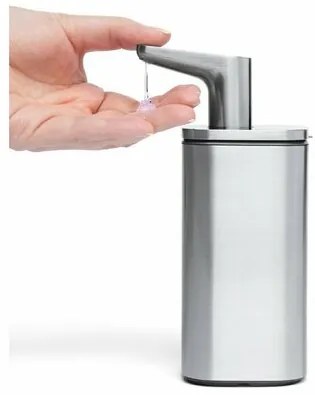 Simplehuman Pulse szappan- és fertőtlenítőszer -adagoló 473 ml, rozsdamentes acél, L