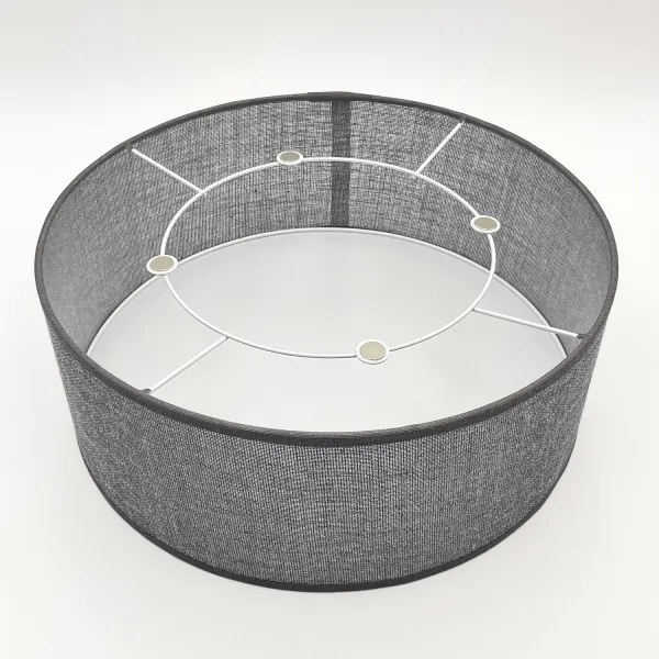 Mennyezeti lámpatest SIRJA 1xE27/15W/230V átm. 35 cm szürke