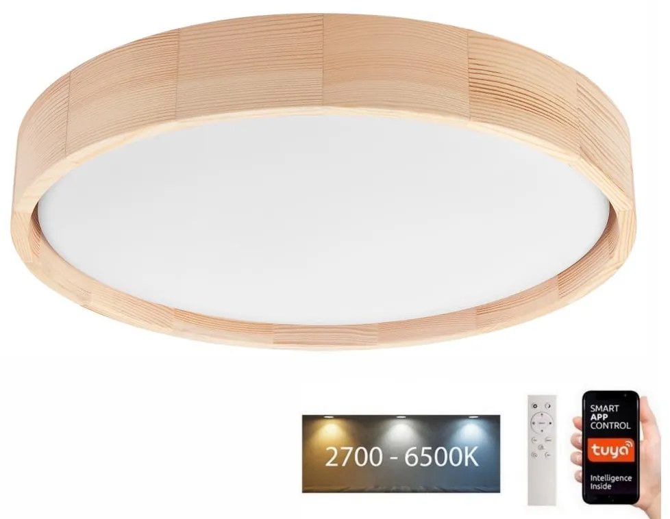 Brilagi Brilagi - LED Mennyezeti lámpa MANAROLA SMART LED/24W/230V + távirányító Tuya BG0484