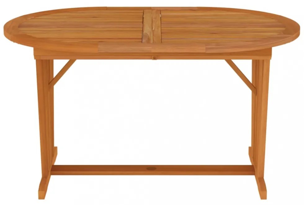tömör eukaliptuszfa kerti asztal 200 x 100 x 75 cm