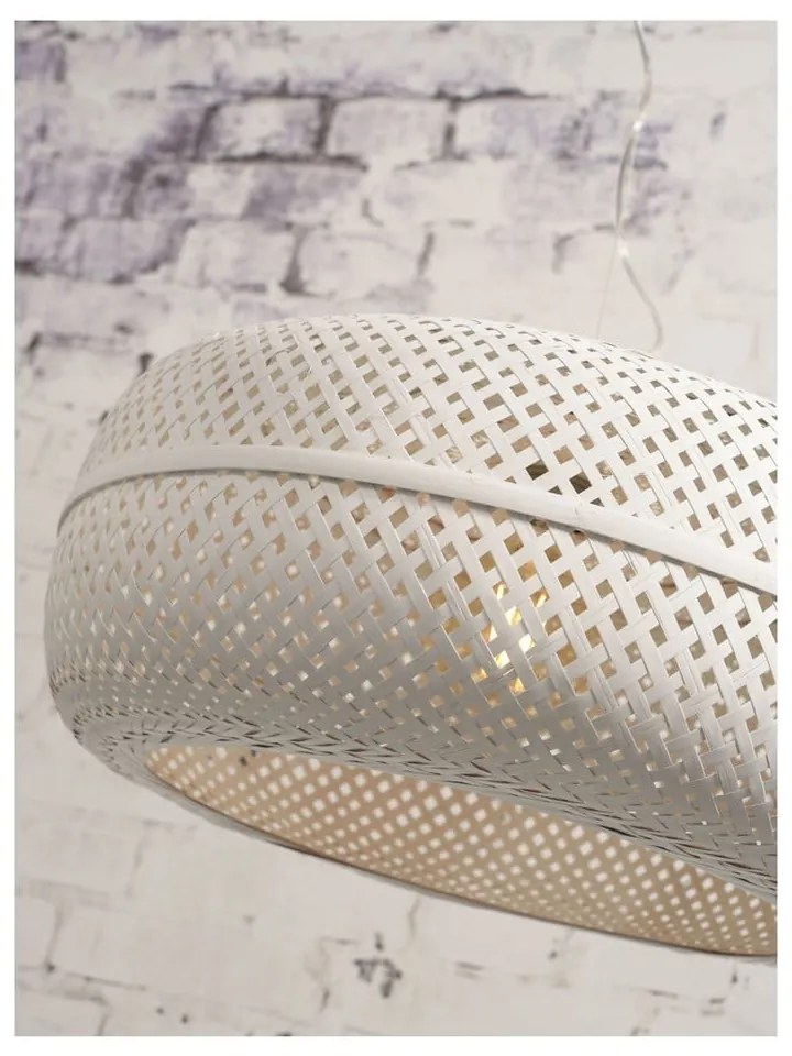 Palawan fehér bambusz függőlámpa, ⌀ 60 cm - Good&Mojo