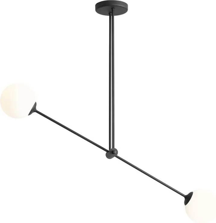ALDEX 1081PL_H1 OHIO Glamour Mennyezeti Lámpa Fekete E14 IP20