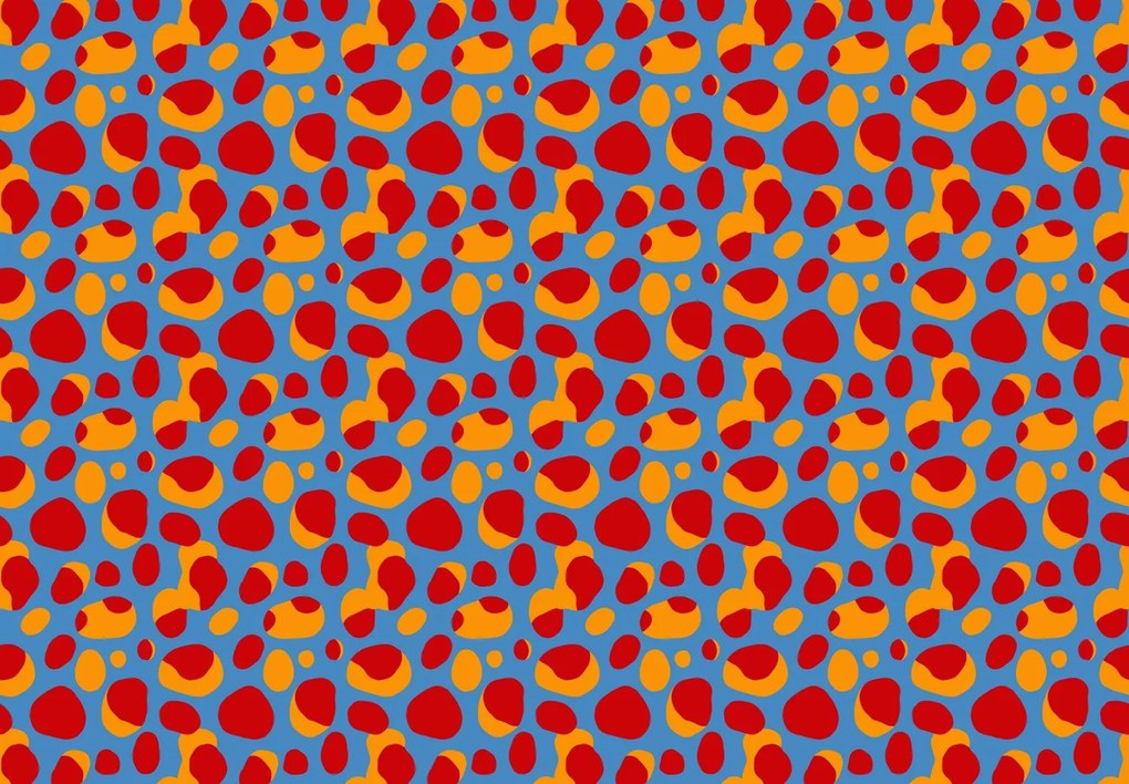 Fotótapéta - Retro színes foltok (147x102 cm)