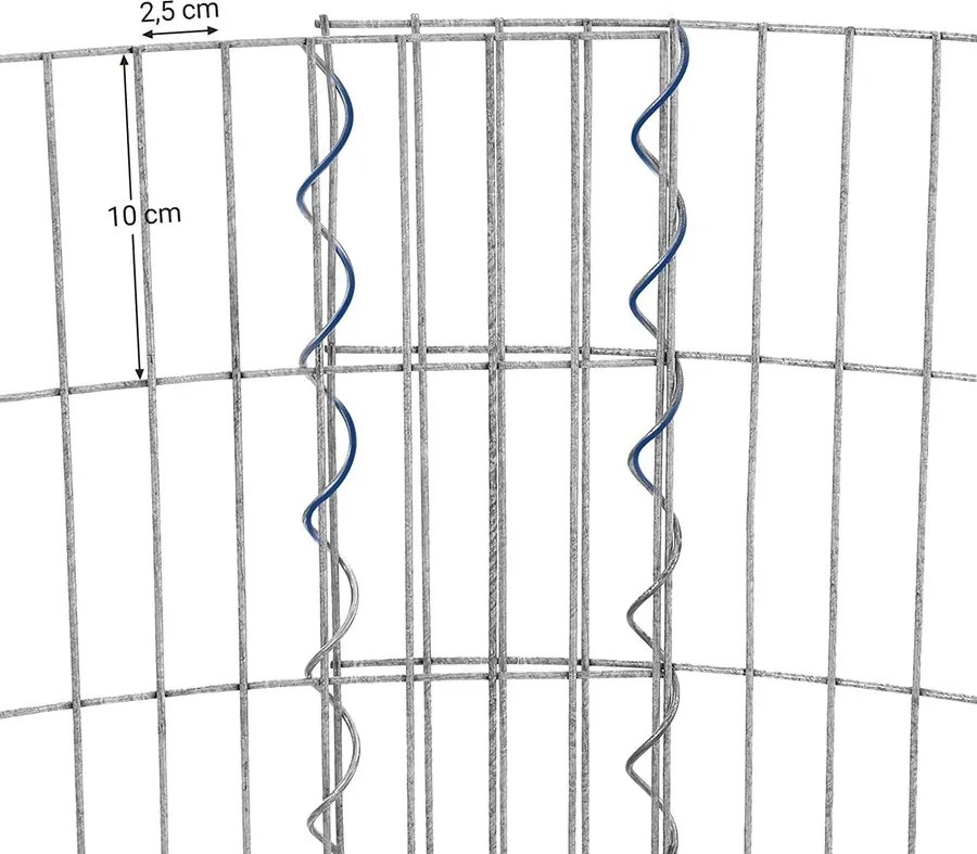 Kerek gabion  kő kosár 90 x 40 cm (Ø x H)