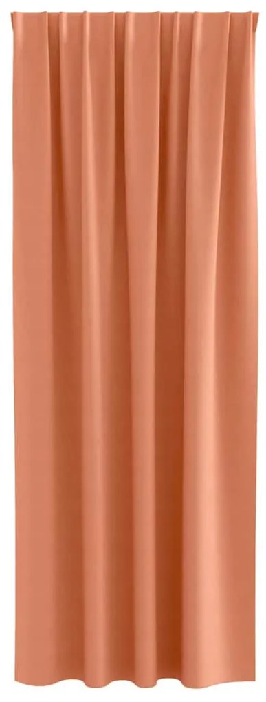 Függönyök függönyökkel 2 pcs Terrakotta 260x140cm Poliészter
