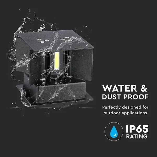 LED Kültéri fali lámpa LED/11W/230V 4000K IP65 fekete