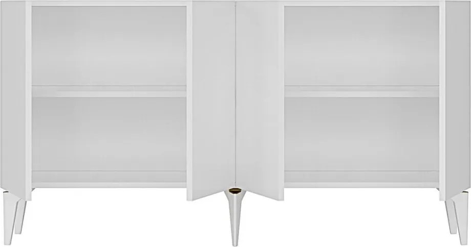 Lipa komód, fehér, 125 cm