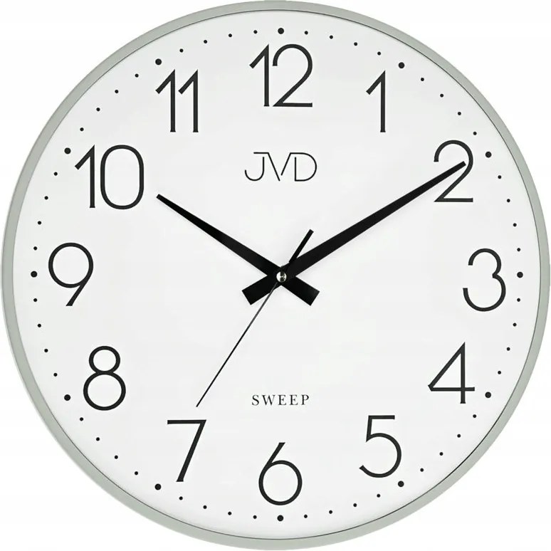 Zöld Jól Olvasható Csendes Elegáns Fém Falióra Jvd HK4129.2 35 cm