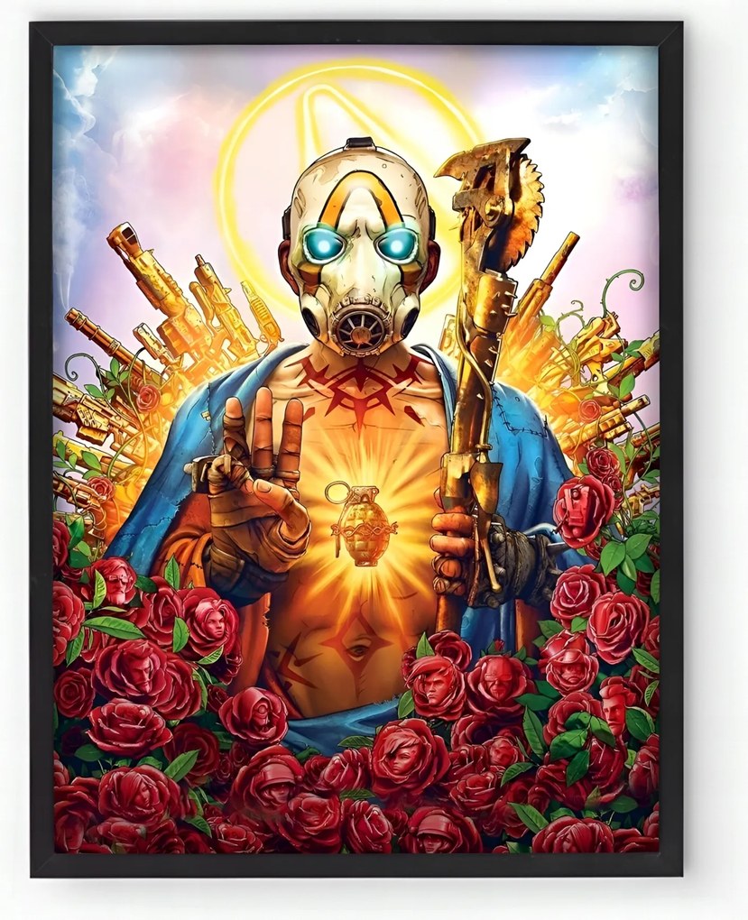 Borderlands keretes poszter 20x30 cm Ajándék ötlet