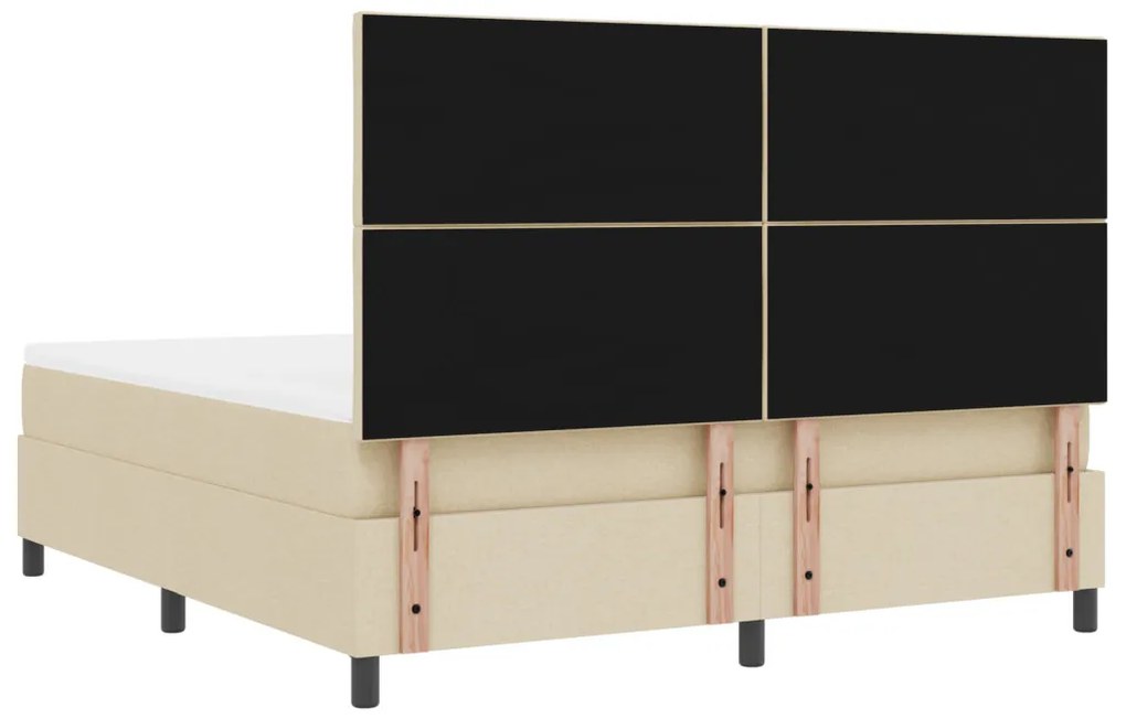 Boxspring ágy matraccal bézs szövet