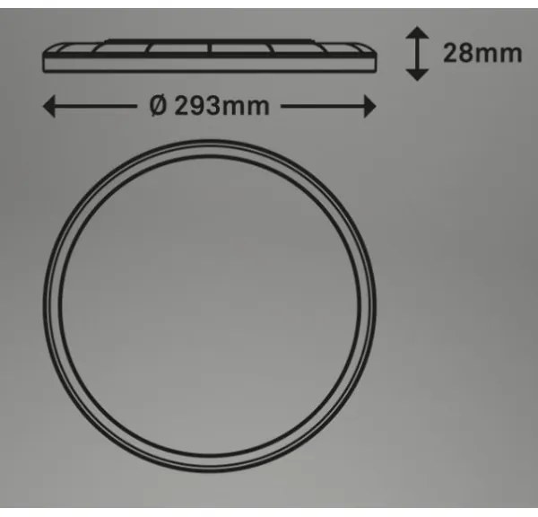 Briloner 7079-015 - SLIM LED 18W 230V 2700-6500K dimmelhető lámpa + DO