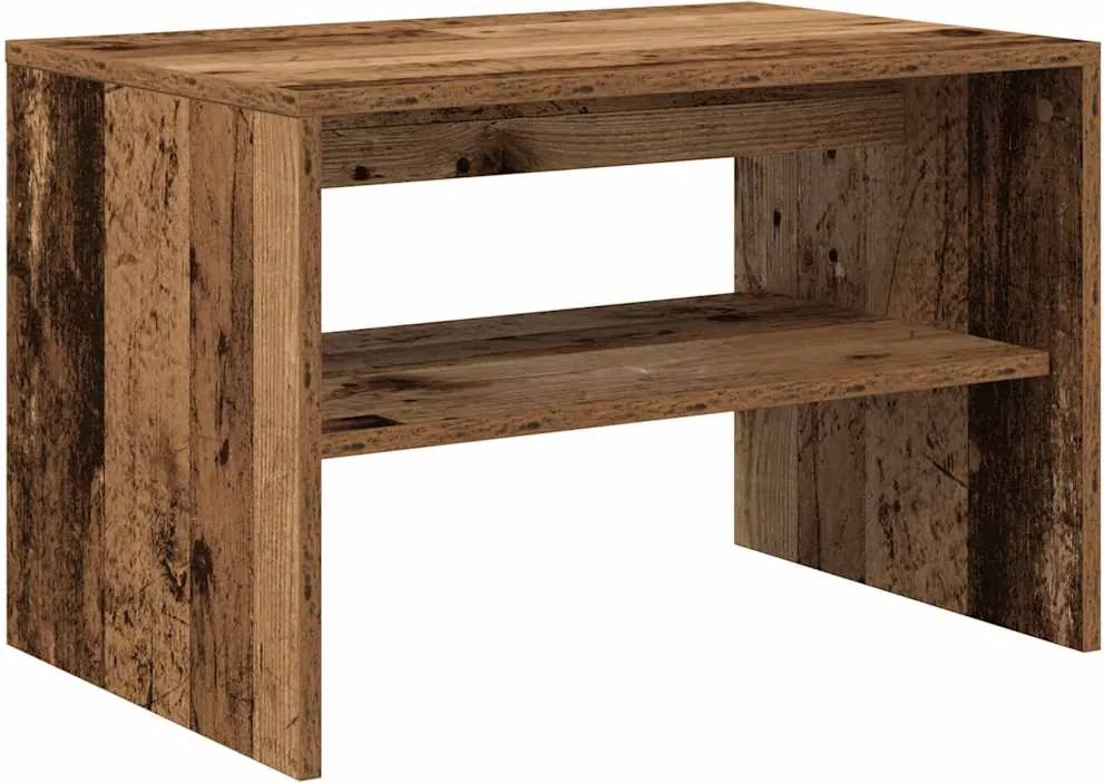 vidaXL antik hatású szerelt fa TV-szekrény 60x40x40 cm