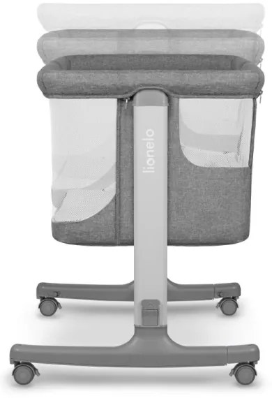 Lionelo - AURORA 3 az 1-ben babaágy, sötétszürke