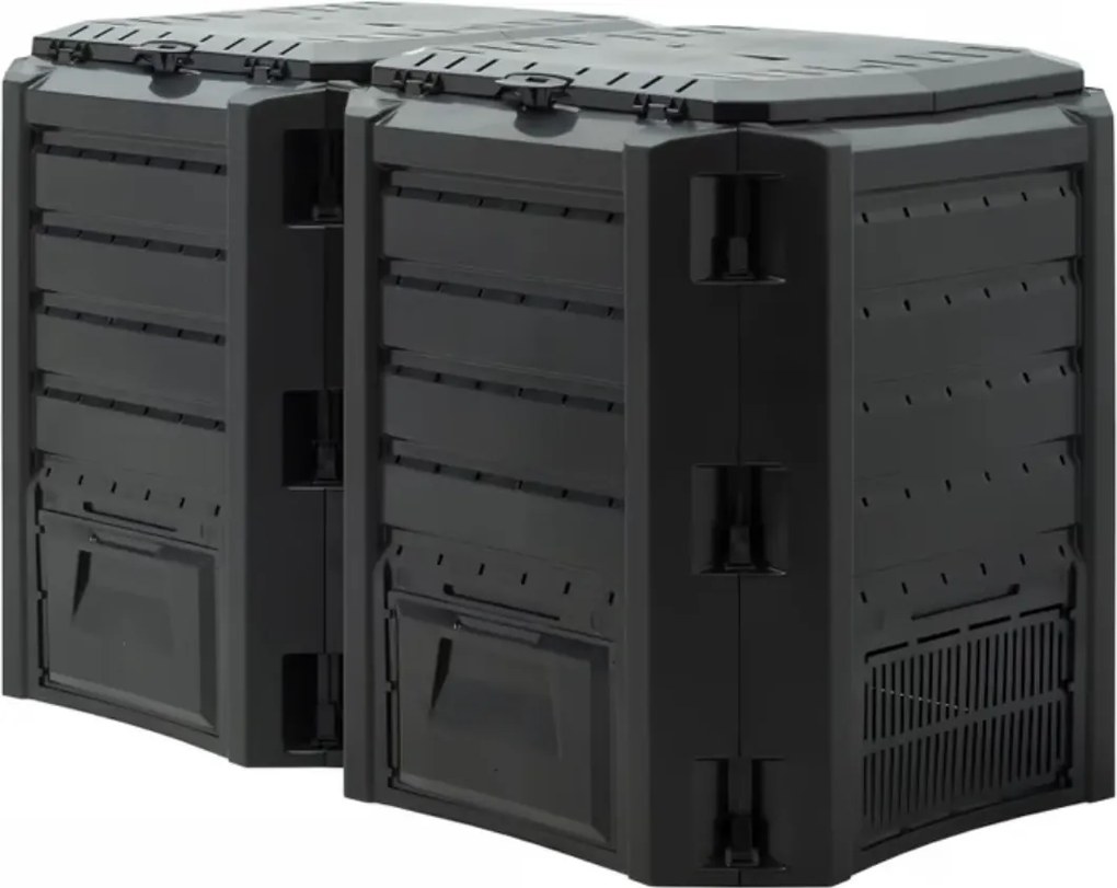 Kerti komposztáló - Compogreen 800 l, fekete Prosperplast