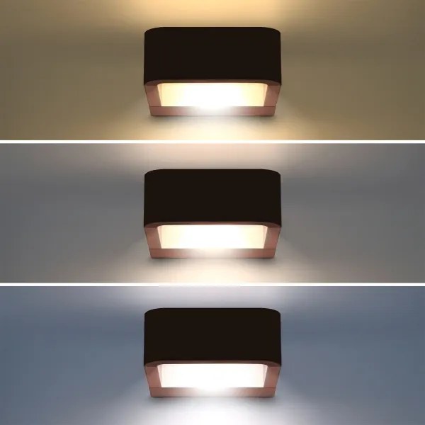 Brilagi - LED kültéri lámpatest BARI LED/7W/230V 3000/4000/6000K barna IP54