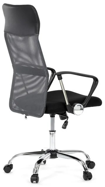 Irodai szék, hintamechanizmussal, szürke hálós anyag, KA-E305 GREY