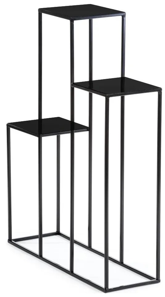 Virágállvány 80x60 cm fekete