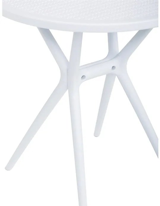 Kerti Műanyag Asztal, Fehér. DT-X7007 WT