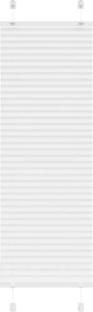 vidaXL pliszírozott redőny Fehér 50x150 cm szövetszélesség 49,4 cm