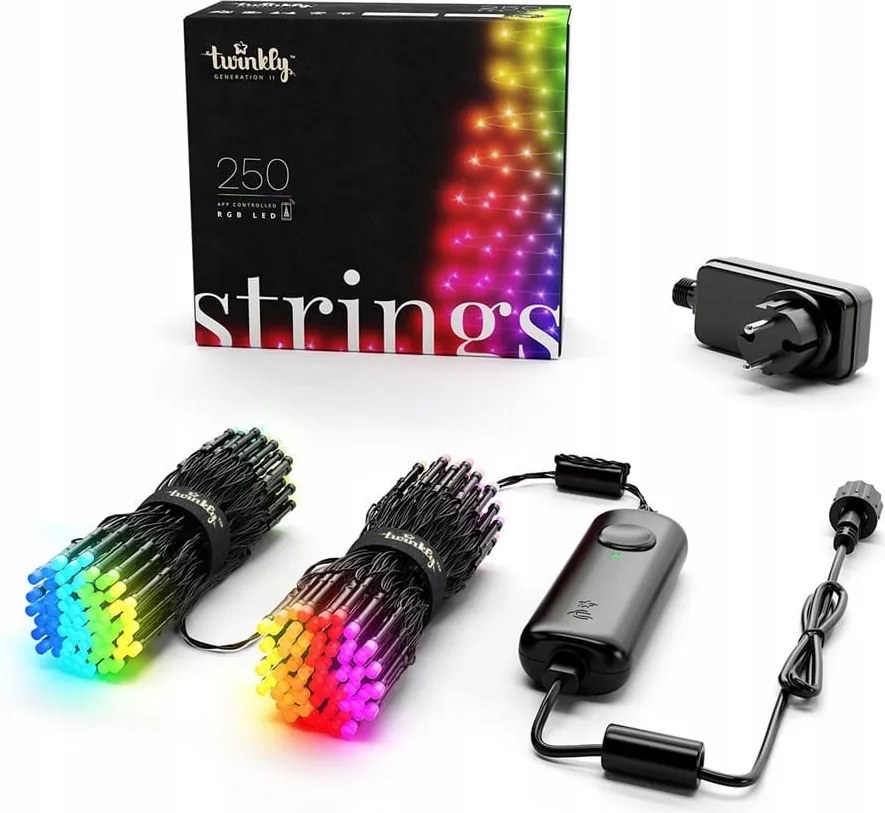 Karácsonyfa lámpák Twinkly Strings 250 Led Rgb 20m