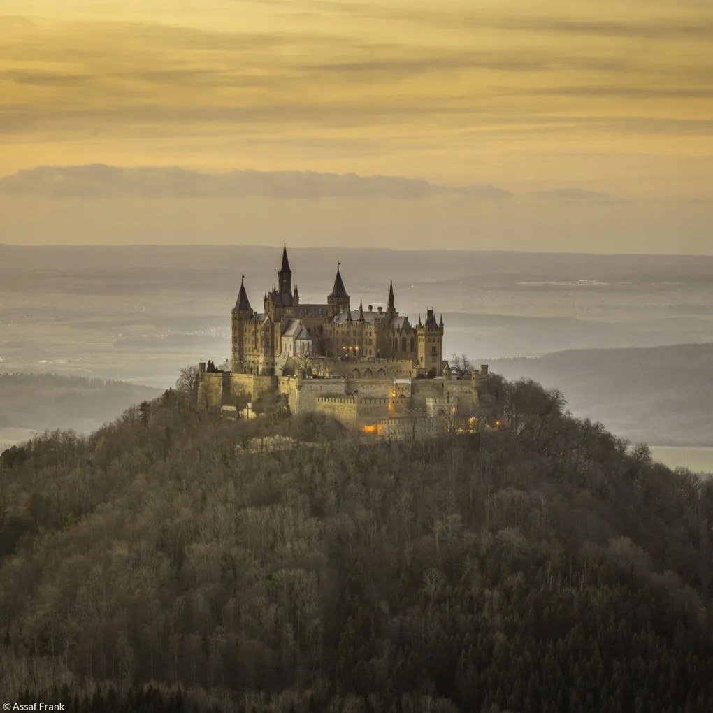 Poszter 20x20cm Hohenzollern kastély, Assaf Frank