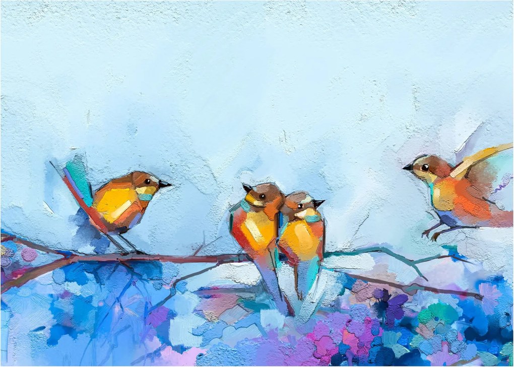 Kép - A természet ébredése (üvegen) (70x50 cm)