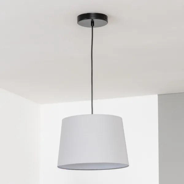 Brilagi - LED függőlámpa zsinóron CERIA 1xE27/40W/230V átm. 30 cm szürke