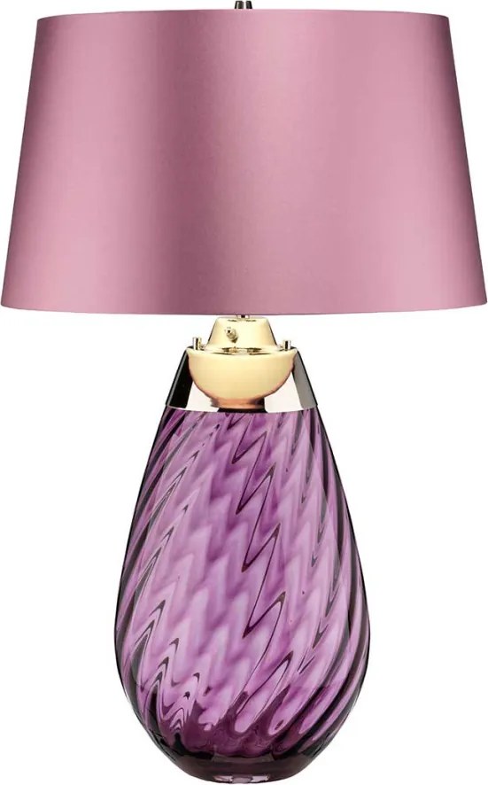 Elstead Lighting LENA LARGE LENA-TL-L-PLUM Asztali lámpa 1X7W/GU10+1x60W/E27