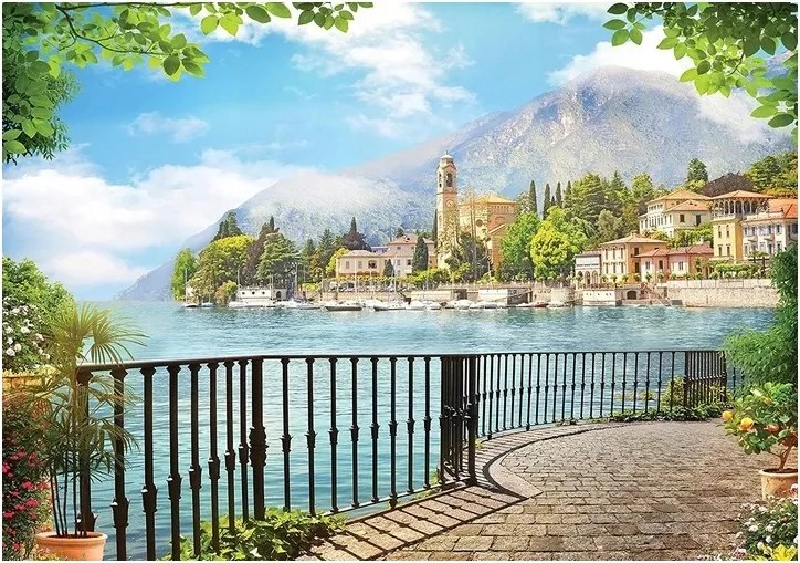 Fotótapéta Kilátás A Teraszról Város Spanyolország Flizelin Tapéta 368x254