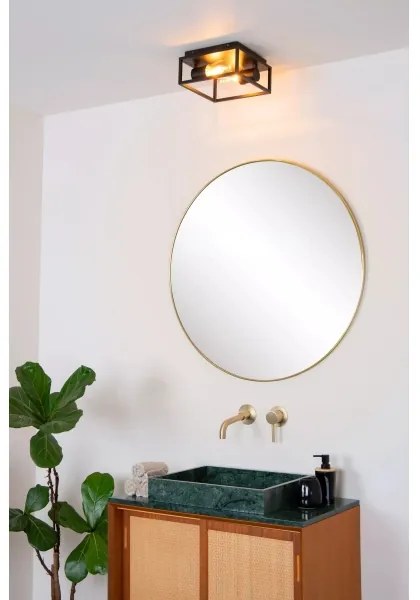 Lucide 27100/02/30 - Fürdőszobai mennyezeti lámpa CARLYN 2xE14/6W/230V IP54