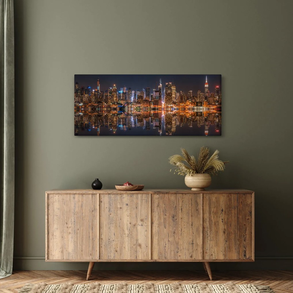 Kép - Felhőkarcolók (120x50 cm)