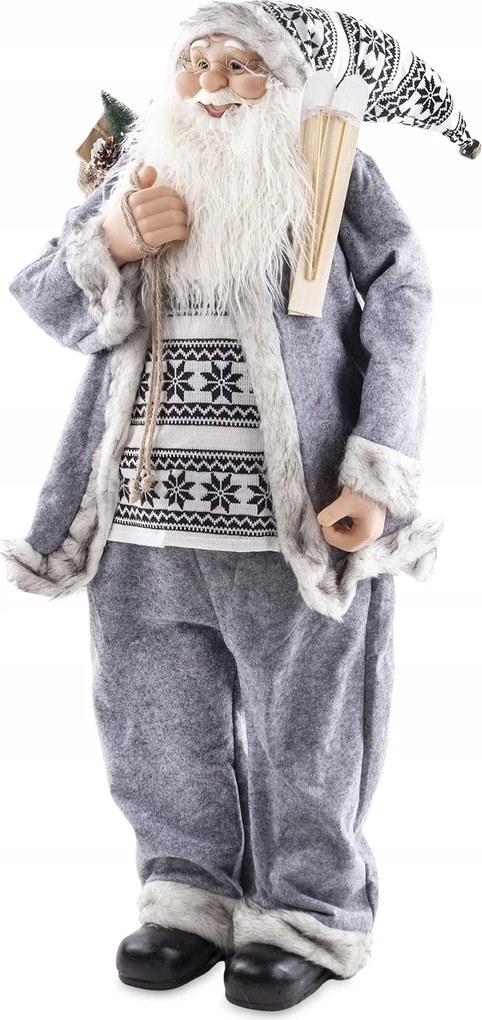 Mikulás Nagy Karácsonyi Figura Dekoráció Karácsonyra 120 cm