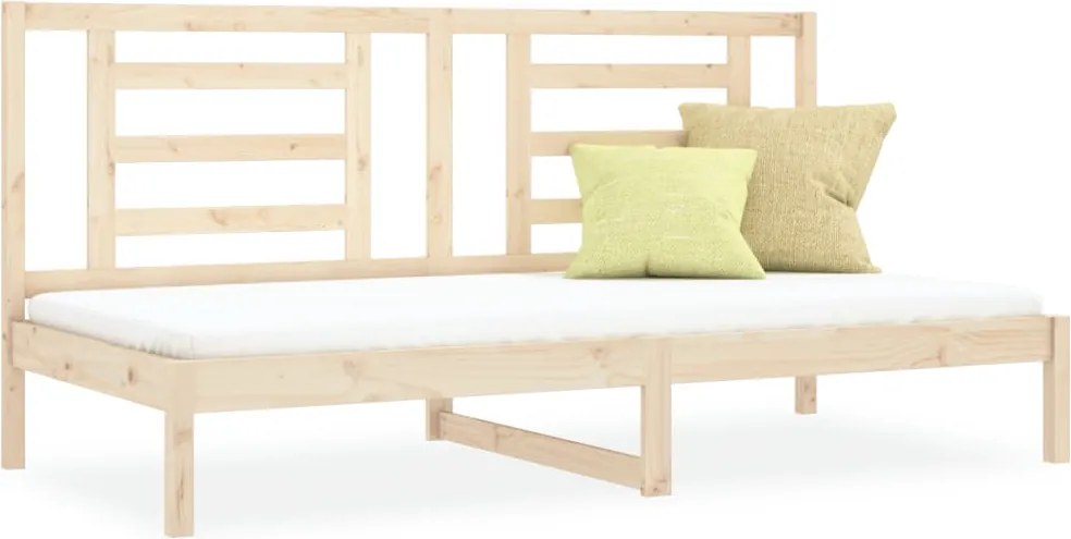 vidaXL tömör fenyőfa kanapéágy matrac nélkül 90 x 200 cm