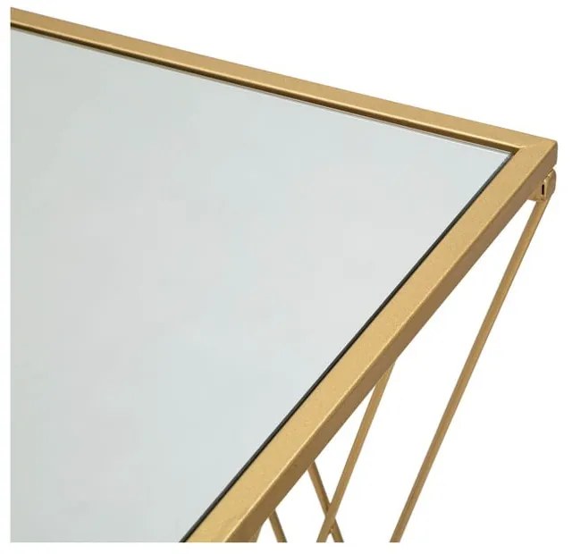 Aranyszínű konzolasztal 40x120 cm Easy – Mauro Ferretti